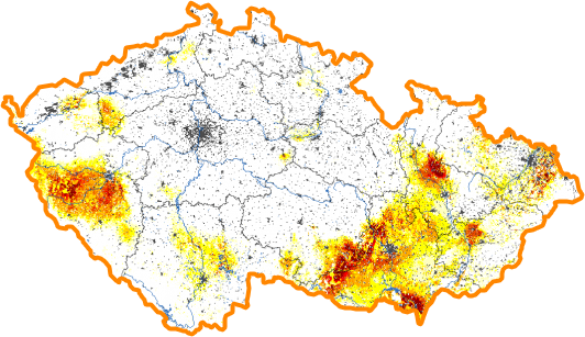 Intenzita sucha - 25. květen 2014