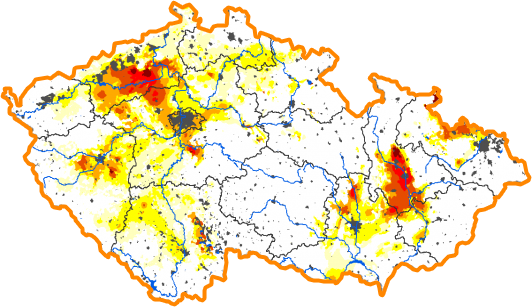 Intenzita sucha - 26. květen 2019