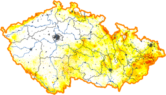 Intenzita sucha - 9. únor 2025